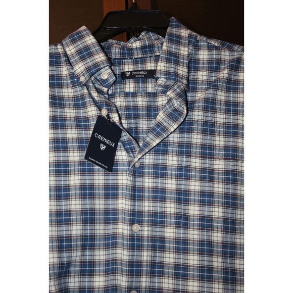 Cremieux Blue Plaid Button Down Shirt - Picture 2 of 8